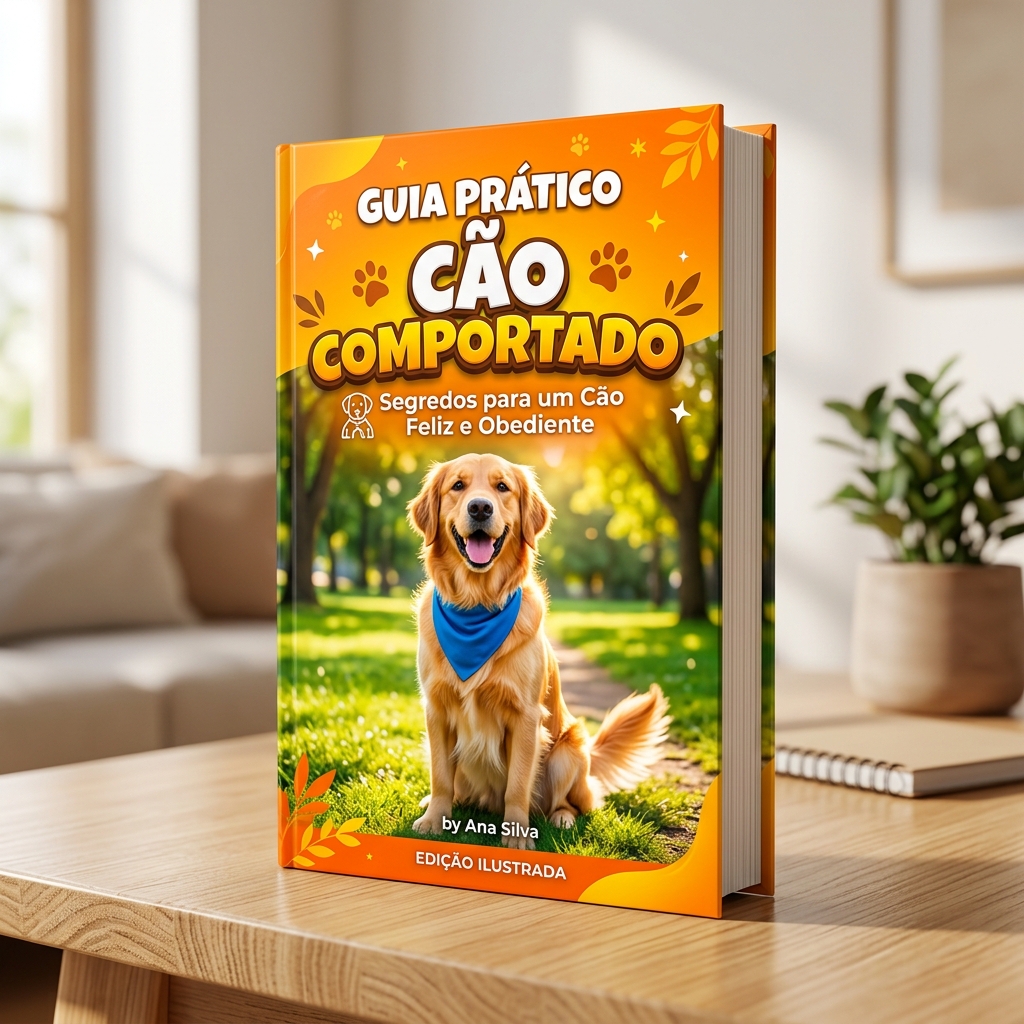 Guia Prático Cão Comportado Mockup